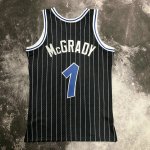 Maillot de Basket #1 Mcgrady Orlando Magic Vintage Noir Imprimé